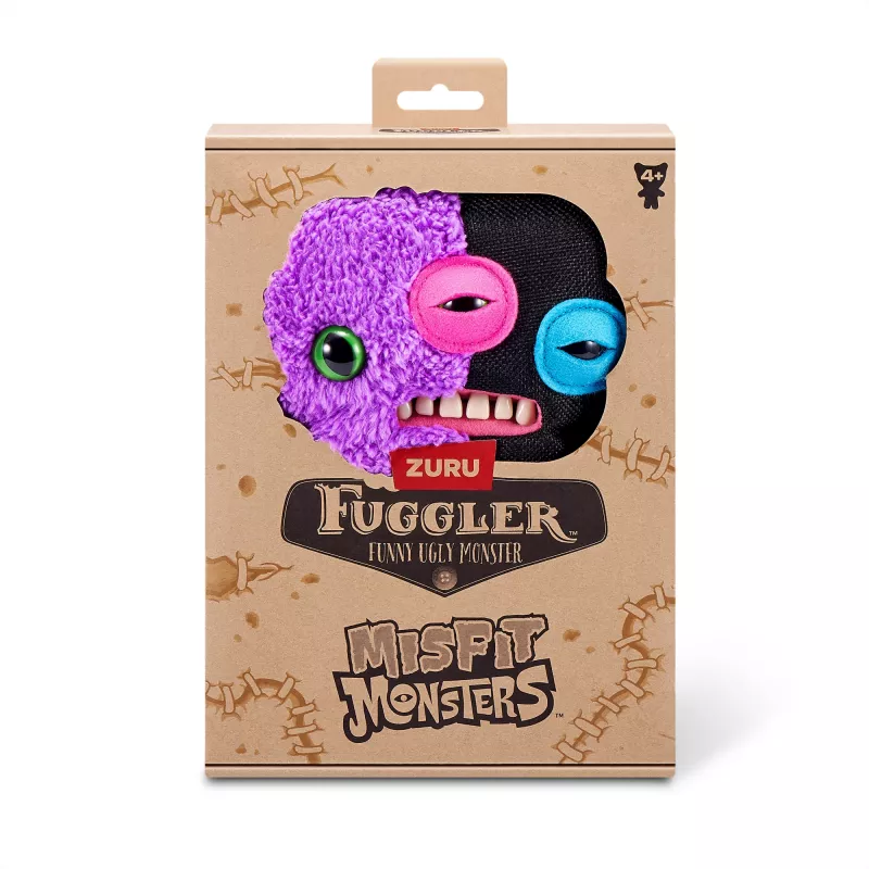 Minkštas žaislas Zuru Fuggler Misfit Monsters 9 coliai — asorti minkšta figūrėlė, vienas vienetas