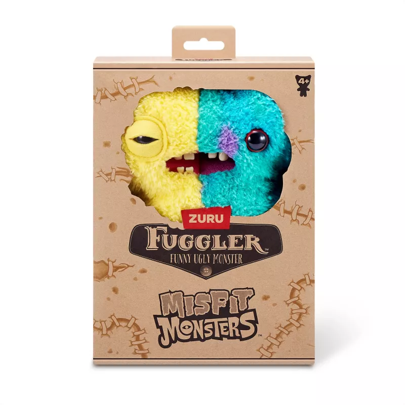 Minkštas žaislas Zuru Fuggler Misfit Monsters 9 coliai — asorti minkšta figūrėlė, vienas vienetas