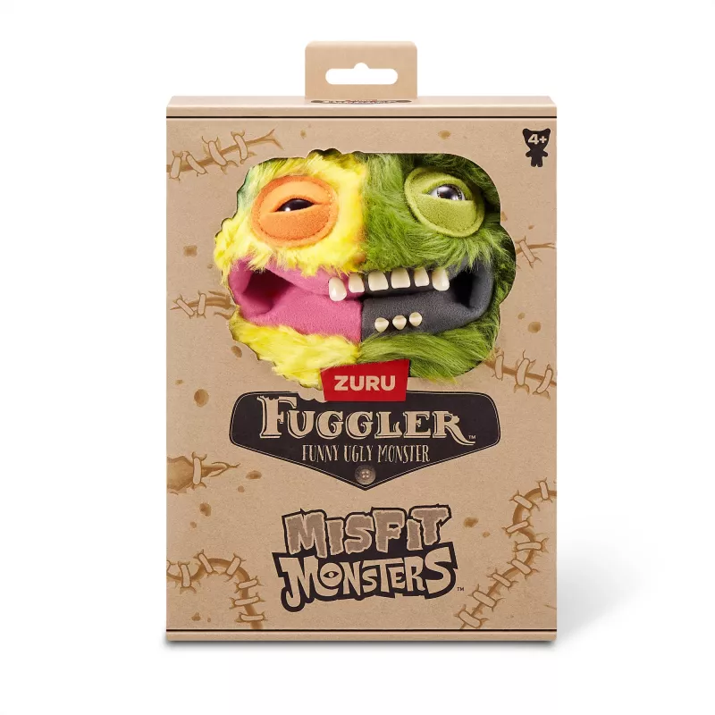Minkštas žaislas Zuru Fuggler Misfit Monsters 9 coliai — asorti minkšta figūrėlė, vienas vienetas