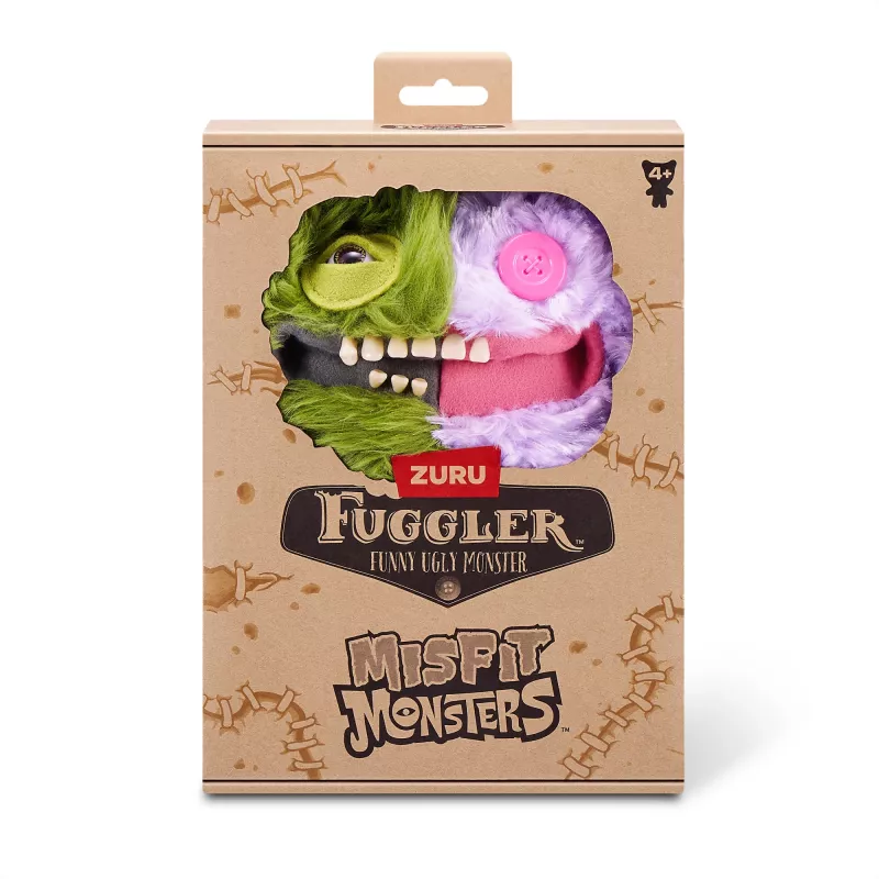 Minkštas žaislas Zuru Fuggler Misfit Monsters 9 coliai — asorti minkšta figūrėlė, vienas vienetas