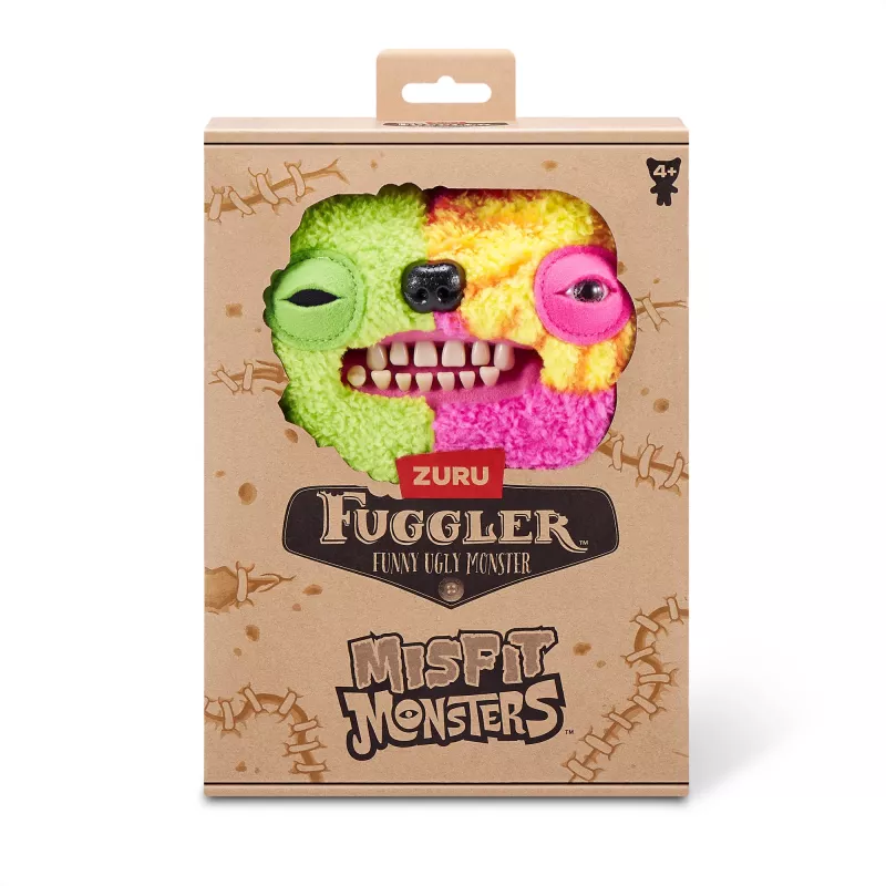 Minkštas žaislas Zuru Fuggler Misfit Monsters 9 coliai — asorti minkšta figūrėlė, vienas vienetas