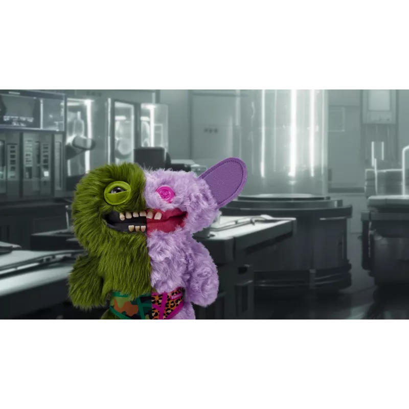 Minkštas žaislas Zuru Fuggler Misfit Monsters 9 coliai — asorti minkšta figūrėlė, vienas vienetas