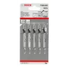 Bosch 2 608 630 031 siaurapjūklio / dekoratyvinio pjūklo / atbulinio pjūklo peiliukas Siaurapjūklio peiliukas Didelio anglies plieno (HCS) 5 vnt.