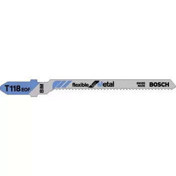 Bosch 2 608 634 237 siaurapjūklio / slankiojo pjūklo / atbulinio pjūklo peiliukas Siaurapjūklio peiliukas Bimetalinis 5 vnt.