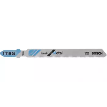 Pjūklelio geležtės Bosch T 118 G Basic metalui 2608631674