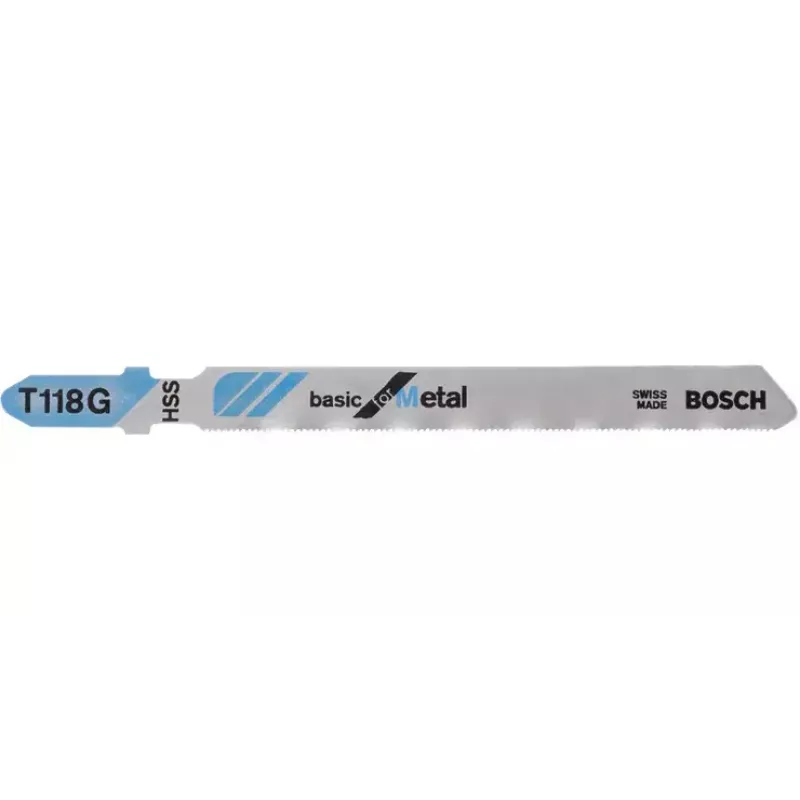 Pjūklelio geležtės Bosch T 118 G Basic metalui 2608631674