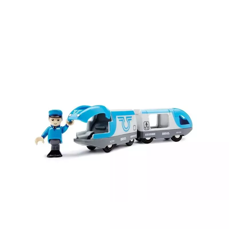 Žaidimų transporto priemonių bėgių priedas BRIO 33506 — 3 vnt., įvairiaspalvis, AAA baterija