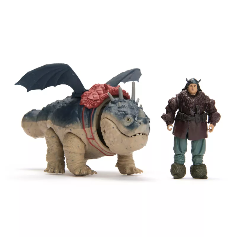 Veiksmo figūrėlių rinkinys Spinmaster – DreamWorks Dragons: Gronckle & Fishlegs, įvairiaspalvis, amžius 4+