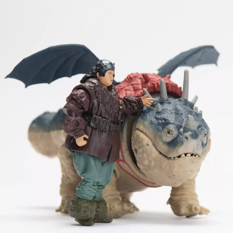 Veiksmo figūrėlių rinkinys Spinmaster – DreamWorks Dragons: Gronckle & Fishlegs, įvairiaspalvis, amžius 4+