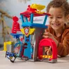 PAW Patrol : Air Rescue, Pup Squad Adventure Bay Airport Playset, su Chase žaisliniu automobiliu ir transporto priemonių paleidikliu, žaislai berniukams ir mergaitėms nuo 3 metų