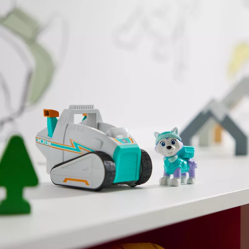 Spinmaster PAW Patrol Everest sniego plūgas — plastikinis, nuo 3 metų, turkio/baltos spalvos