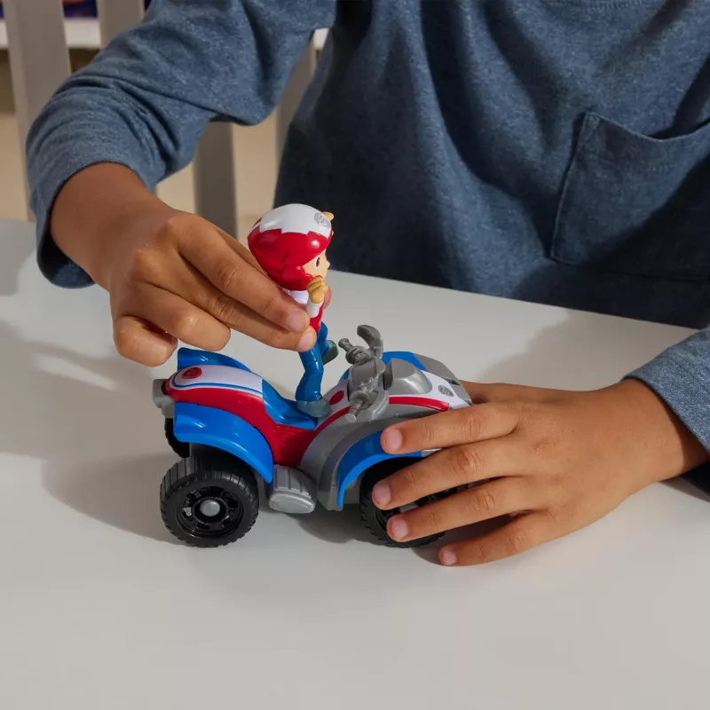 PAW Patrol, Ryderio visureigis – žaislinė transporto priemonė su kolekcionuojama figūrėle, tvarūs vaikiški žaislai berniukams ir mergaitėms nuo 3 metų