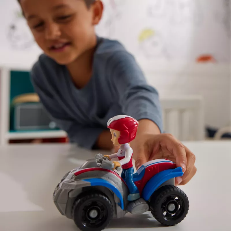 PAW Patrol, Ryderio visureigis – žaislinė transporto priemonė su kolekcionuojama figūrėle, tvarūs vaikiški žaislai berniukams ir mergaitėms nuo 3 metų