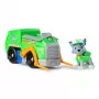 PAW Patrol, Rocky's Recycle Truck, Žaislinė transporto priemonė su kolekcionuojama veiksmo figūrėle, Tvariai mąstantys vaikiški žaislai berniukams ir mergaitėms nuo 3 metų