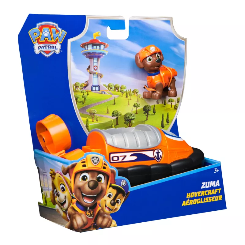 Transporto priemonė PAW Patrol Zuma's Hovercraft Plastikinė Juoda Oranžinė 3+