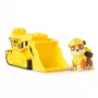 PAW Patrol , Rubble’s buldozerio žaislinis sunkvežimis su kolekcionuojama veiksmo figūrėle, tvariai mąstantys žaislai berniukams ir mergaitėms nuo 3 metų