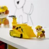 PAW Patrol , Rubble’s buldozerio žaislinis sunkvežimis su kolekcionuojama veiksmo figūrėle, tvariai mąstantys žaislai berniukams ir mergaitėms nuo 3 metų