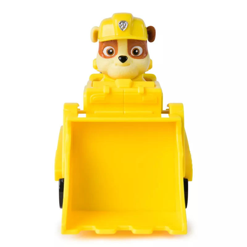 PAW Patrol , Rubble’s buldozerio žaislinis sunkvežimis su kolekcionuojama veiksmo figūrėle, tvariai mąstantys žaislai berniukams ir mergaitėms nuo 3 metų