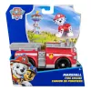 PAW Patrol , Marshallo gaisrinė mašina, žaislinė transporto priemonė su kolekcionuojama veiksmo figūrėle, tvarūs vaikiški žaislai berniukams ir mergaitėms nuo 3 metų
