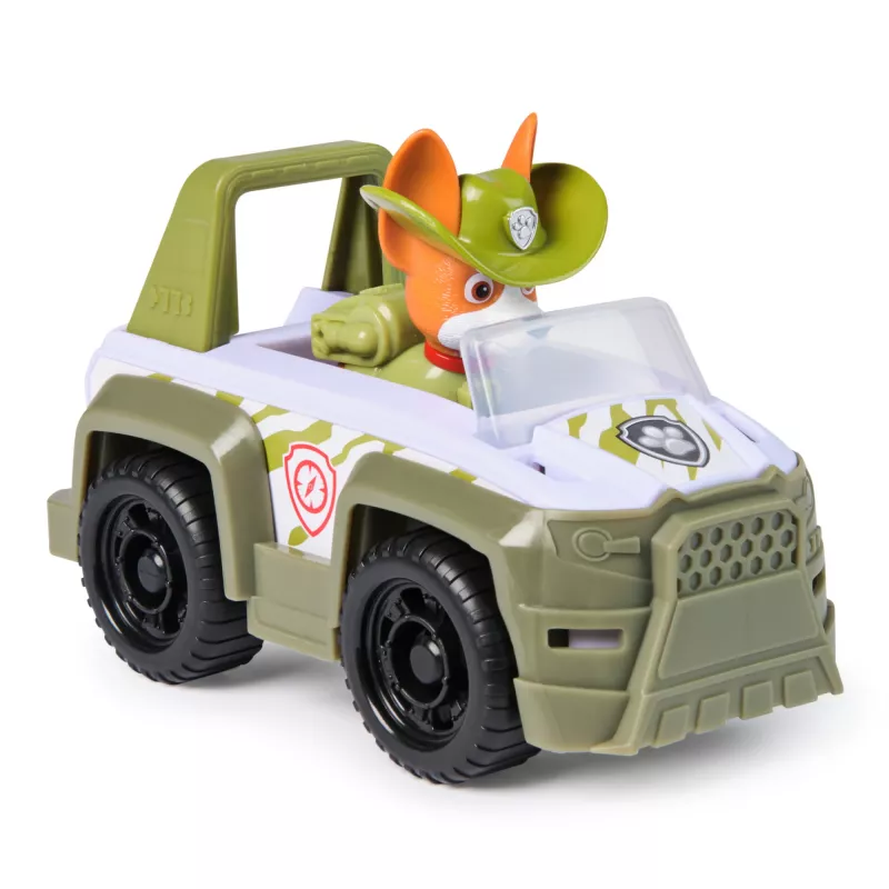 Transporto priemonė PAW Patrol Tracker’s Jungle Rescue Vehicle žalia plastikinė