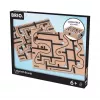Medinis labirinto stalo žaidimas Ravensburger BRIO Labyrinth Boards, juoda, 273×228×9 mm, nuo 6 metų