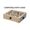 Medinis labirinto stalo žaidimas Ravensburger BRIO Labyrinth Boards, juoda, 273×228×9 mm, nuo 6 metų