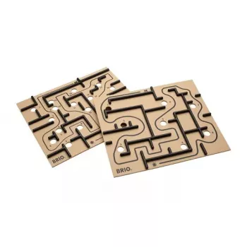 Medinis labirinto stalo žaidimas Ravensburger BRIO Labyrinth Boards, juoda, 273×228×9 mm, nuo 6 metų