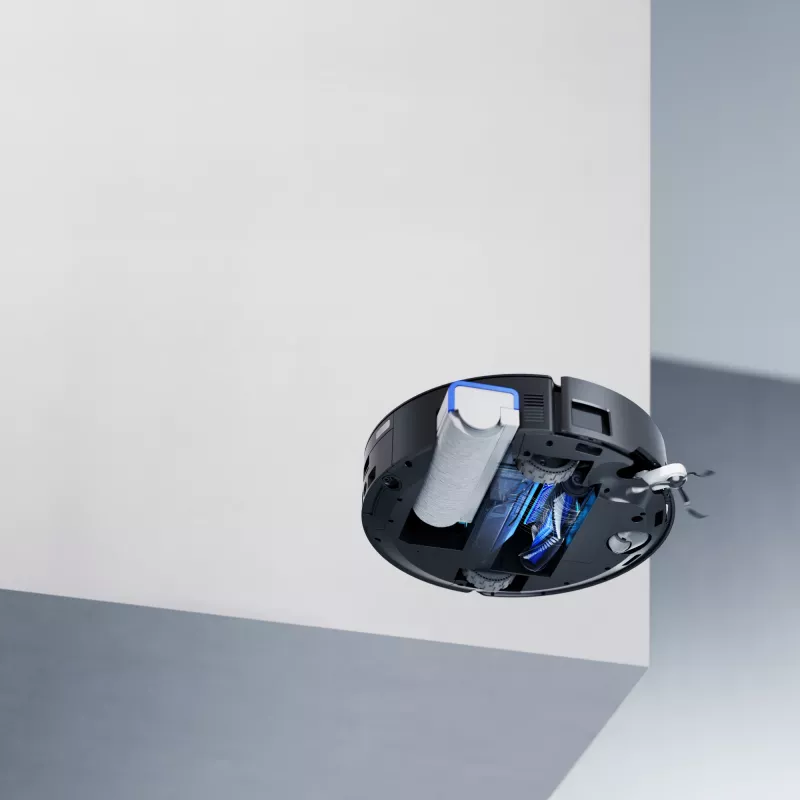 Robotų dulkių siurblys Ecovacs Deebot X8 Pro Omni, juoda, dulkių maišelis 0,22 l, veikimo laikas 145 min, ličio jonų 6400 mAh