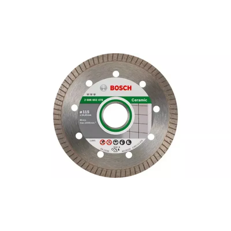Deimantinis pjovimo diskas Bosch Best for Ceramic Extra Clean Turbo 12,5 cm