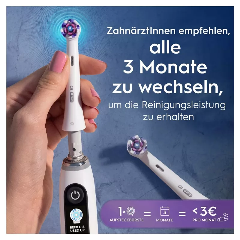 Oral-B 373210 dantų šepetėlio galvutė 2 vnt. Balta