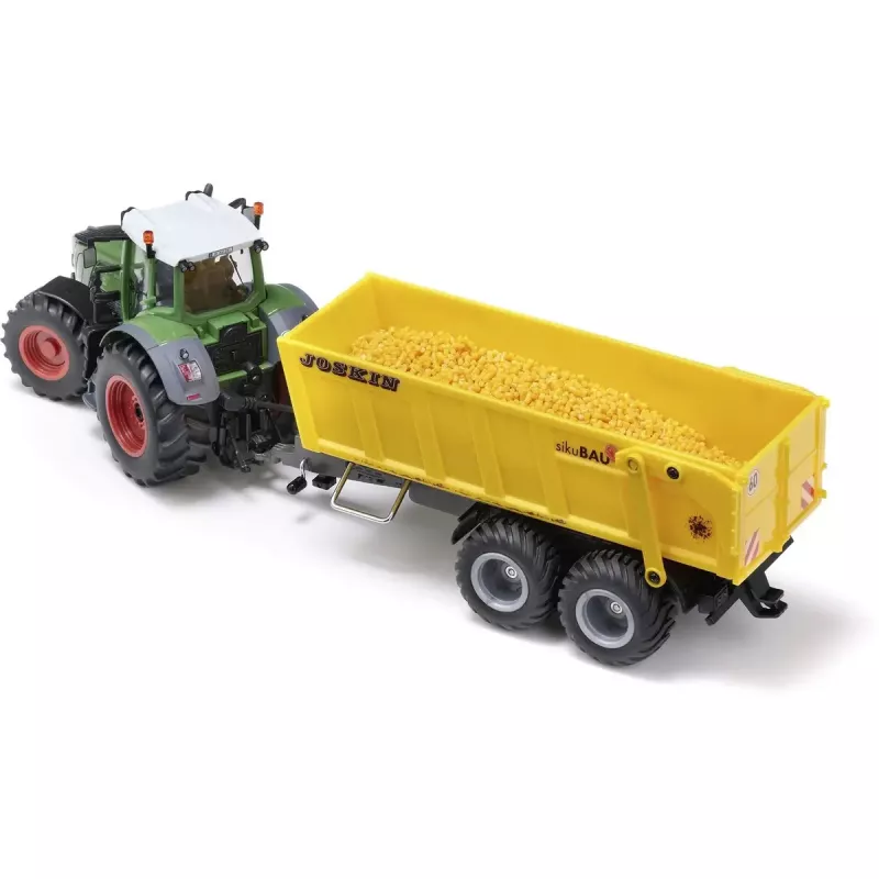 Žaislinis traktorius Siku Fendt 939 su Joskin priekaba, metalinis 1:32 mastelio