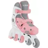 Vaikiškos mokymosi pačiūžos GLOBBER 2 in 1 dydis 30–33 rožinės – reguliuojamos pradedančiųjų inline/quad komplektas