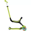 Paspirtukas GLOBBER Go-Up Active Lights — reguliuojamas aukštis, LED lemputės, laimo spalva