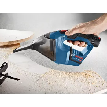Bosch GAS 12V rankinis dulkių siurblys, juodas, mėlynas, be maišelio