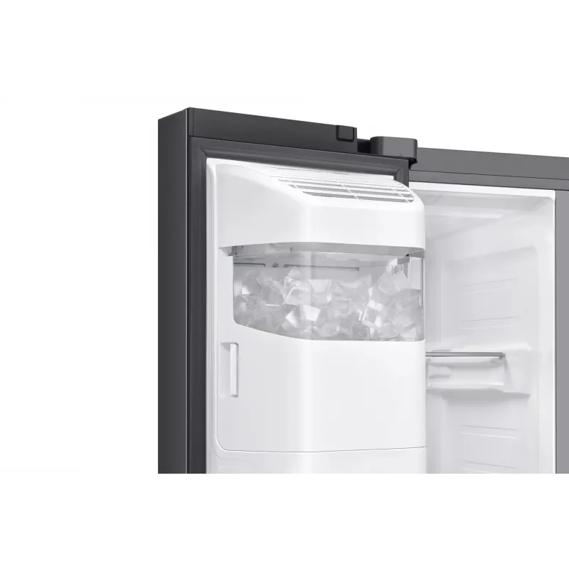 Samsung RS70F64KDF šaldytuvas su šaldomąja kamera šone, laisvai stovintis, 640 l, juodas