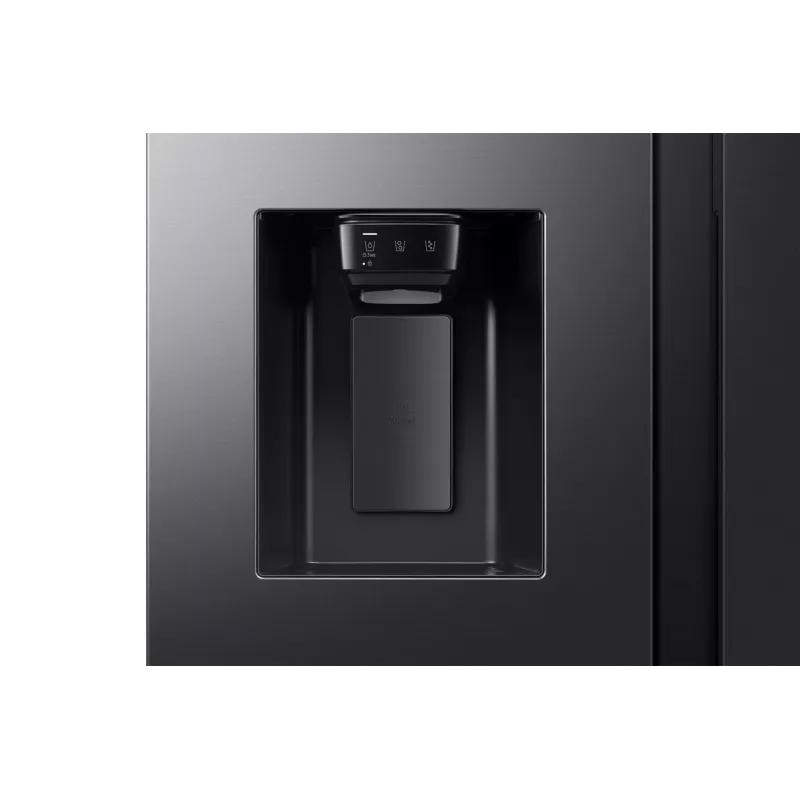 Šaldytuvas Samsung Series 7 RS70F66KCF šalia vienas kito Laisvai pastatomas 634 L Juodas