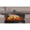 Keptuvė Tefal Trattoria E2187274 apvali juoda aliuminio 28 cm