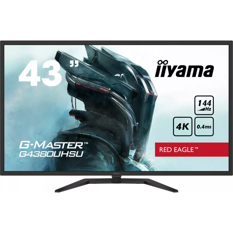 iiyama G-MASTER G4380UHSU-B1 kompiuterio monitorius 108 cm (42,5 colio) 3840 x 2160 pikselių 4K Ultra HD LED juodas