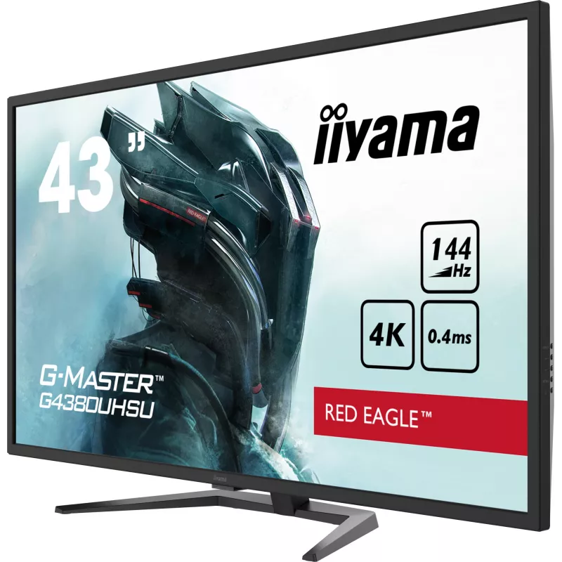 iiyama G-MASTER G4380UHSU-B1 kompiuterio monitorius 108 cm (42,5 colio) 3840 x 2160 pikselių 4K Ultra HD LED juodas