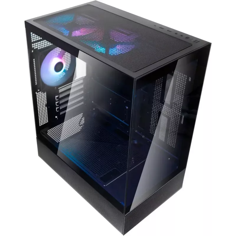 Kompiuterio korpusas Sidabrinėstone Technology Lucid 04 ATX juodas