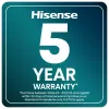 Šaldytuvas Hisense Cross door RQ760N4IFE – laisvai pastatomas, daugiaduris, 577 L bendras tūris, juodos spalvos