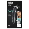 Braun BodyGroomer kūno kirpimo mašinėlė 5 BG5340 su SkinShield technologija ir 2 priedais