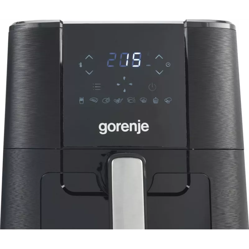 Gorenje AF1350DWB Single 5.4 L Stacionari 1350 W Karšto oro gruzdintuvė Juoda