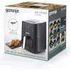 Gorenje AF1350DWB Single 5.4 L Stacionari 1350 W Karšto oro gruzdintuvė Juoda