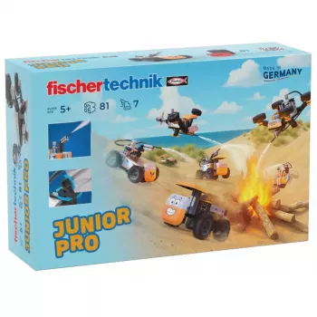 Edukacinis konstravimo rinkinys Fischertechnik Junior Pro 576100 – modulinis konstravimo rinkinys STEM mokymuisi