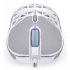 Laidinė žaidimų pelė ENDORFY LIV Onyx White — abiem rankoms tinkama, optinė 12000 DPI, 6 mygtukai, 1,8 m kabelis