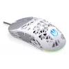 Laidinė žaidimų pelė ENDORFY LIV Onyx White — abiem rankoms tinkama, optinė 12000 DPI, 6 mygtukai, 1,8 m kabelis