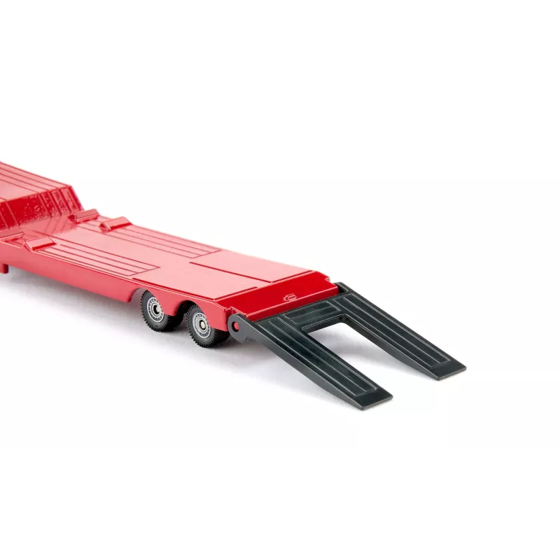 Siku MAN sunkvežimis su kelių volu, Sunkvežimio / priekabos modelis, 1:87, MAN, Berniukams/mergaitėms, Metalas, Plastikas, Raudona, Geltona