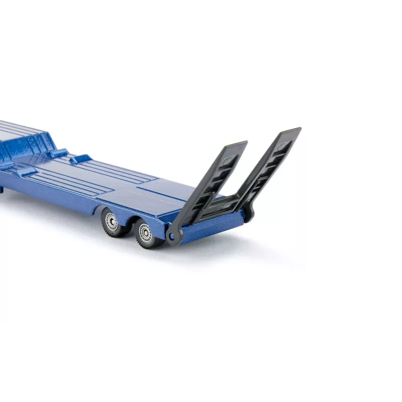 Siku MAN sunkvežimis su ekskavatoriumi-krautuvu, sunkvežimio / priekabos modelis, 1:87, MAN, berniukams / mergaitėms, metalas, plastikas, mėlyna, geltona