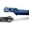 Siku MAN sunkvežimis su ekskavatoriumi-krautuvu, sunkvežimio / priekabos modelis, 1:87, MAN, berniukams / mergaitėms, metalas, plastikas, mėlyna, geltona